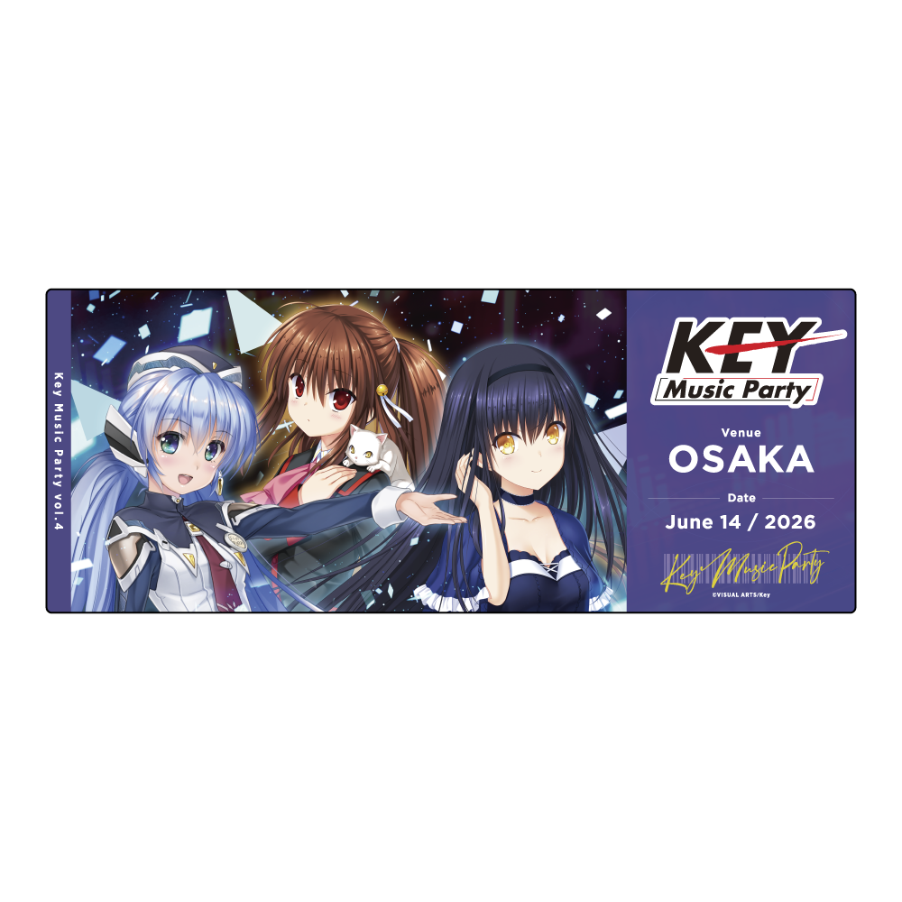 Key Music Party vol.4 OSAKA」の特典グッズのデザインを公開しました