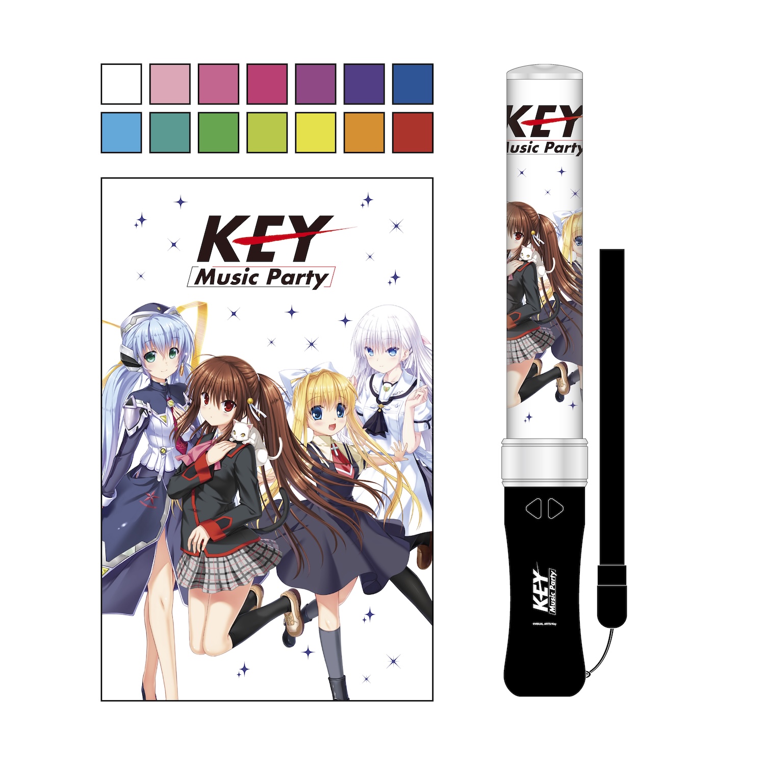 Key Music Party vol.4 OSAKA」の物販グッズのデザインを公開しました